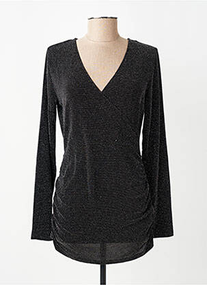 Top manches longues manches longues noir YEST femme
