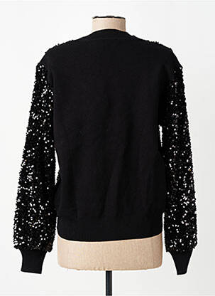 Gilet manches longues coupe cintrée noir YEST femme