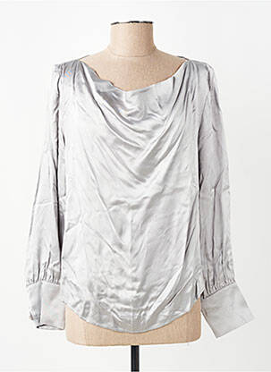 Top manches longues manches longues argent SURKANA femme