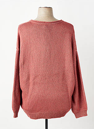 Pull coupe droite manches longues orange YEST femme