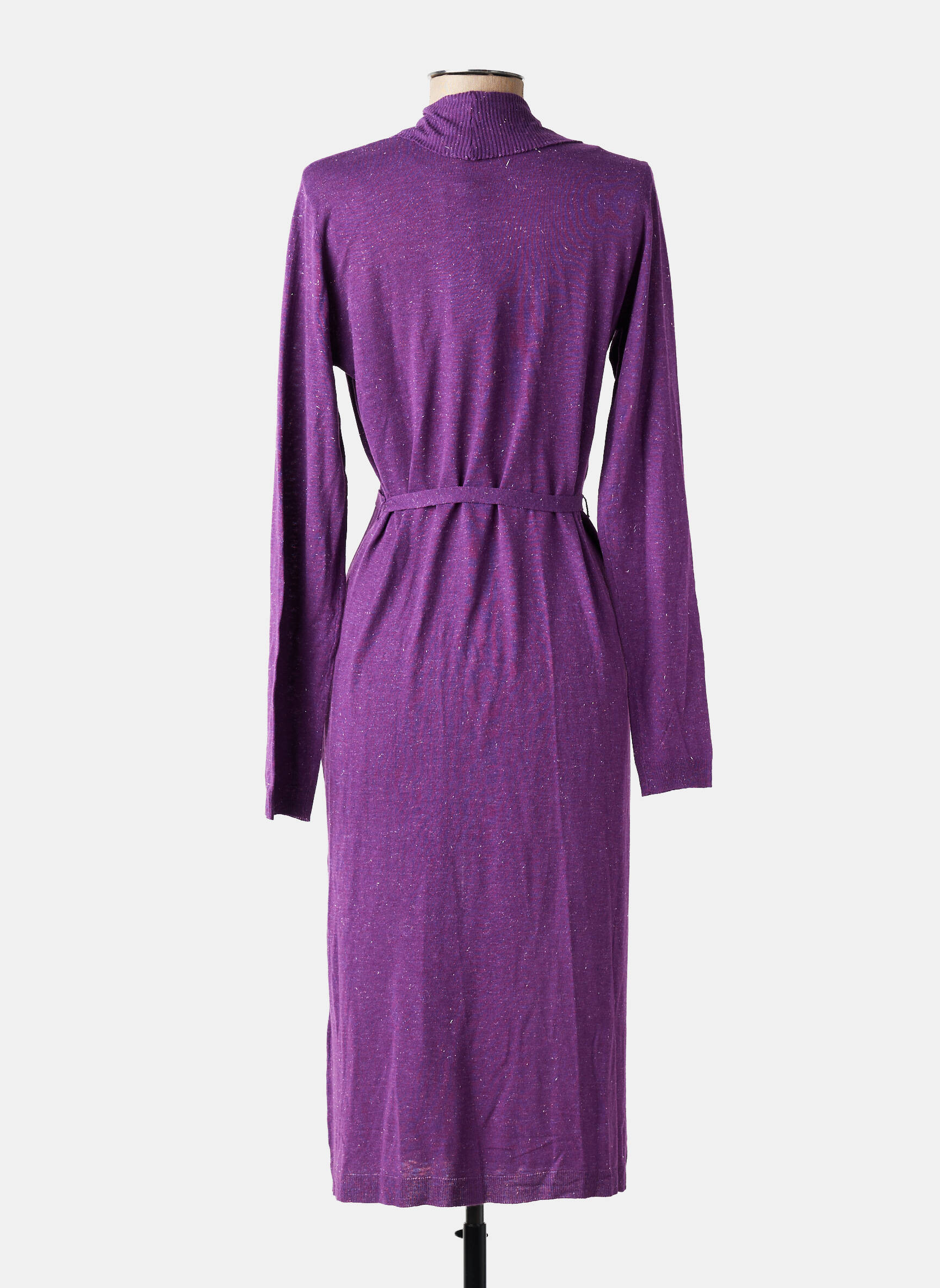 Gilet manches longues coupe cintrée violet YEST femme