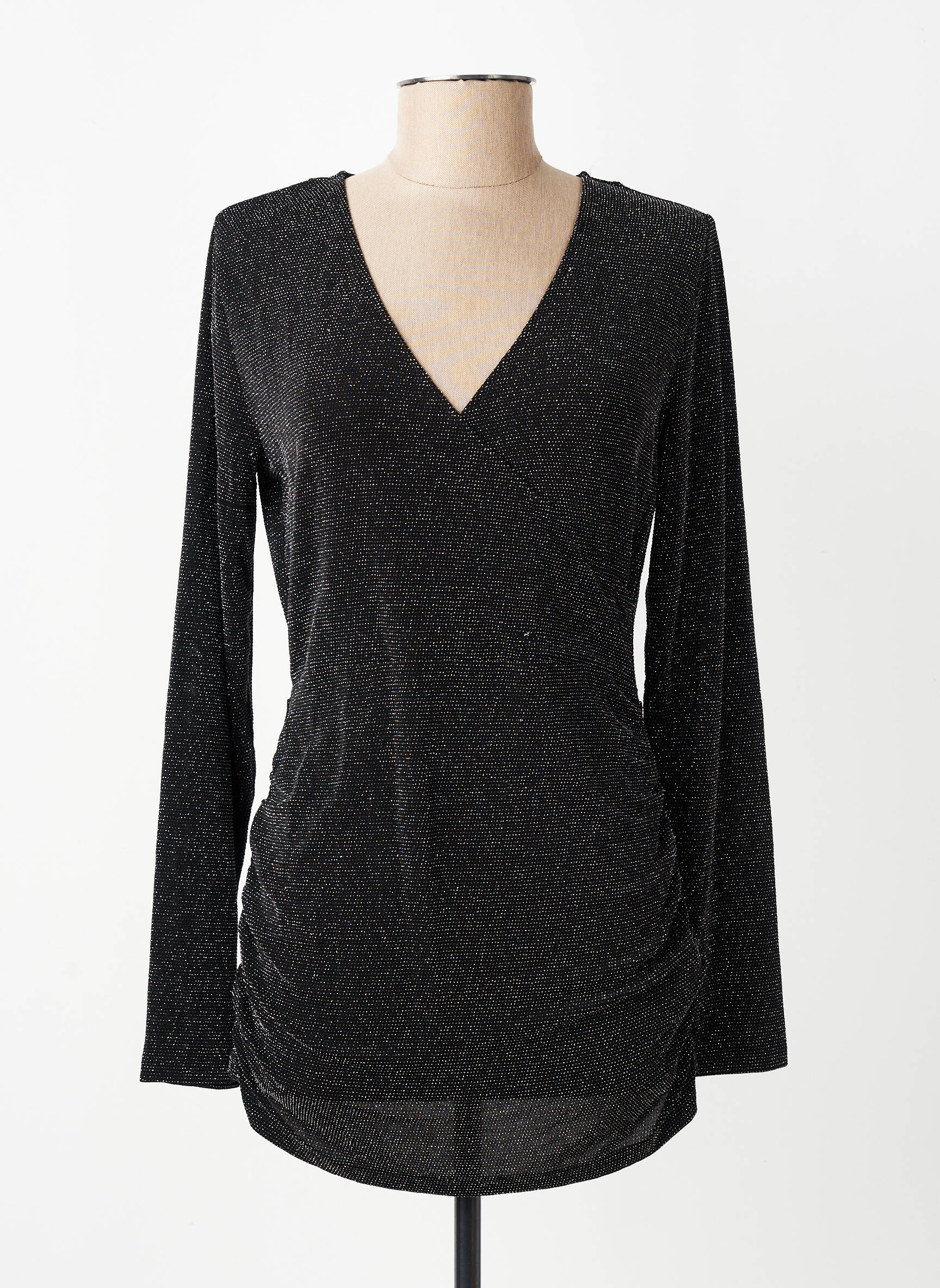 Top manches longues manches longues noir YEST femme