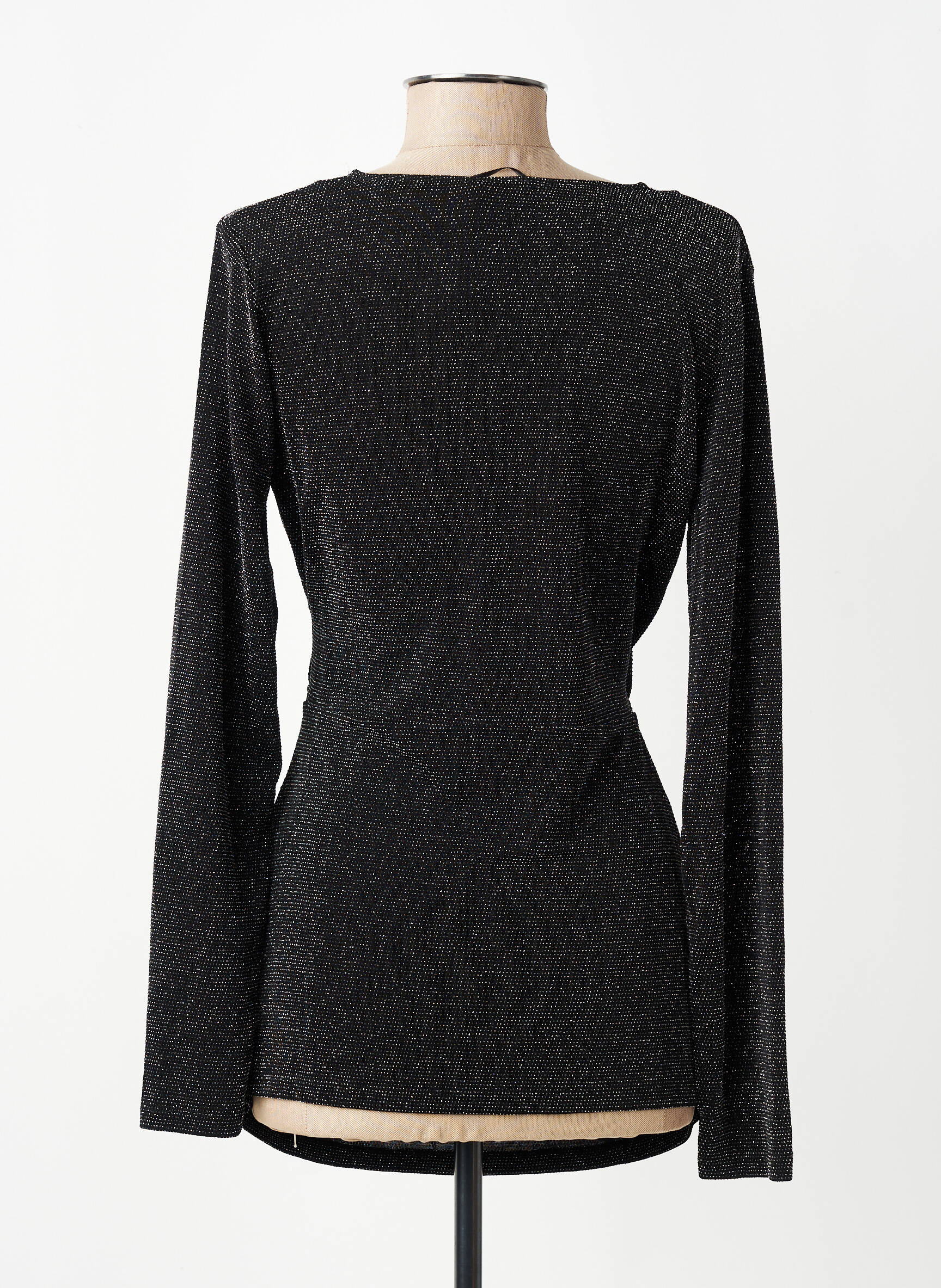 Top manches longues manches longues noir YEST femme