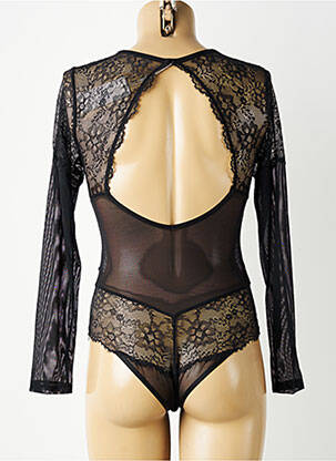 Body lingerie légère et transparente noir LINGADORE femme