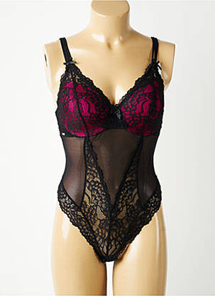 Body lingerie stretch noir VALEGE femme