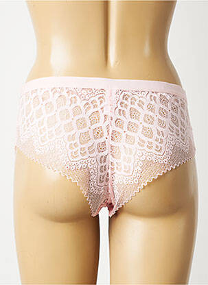 Shorty tissage dentelle rose ESCORT femme