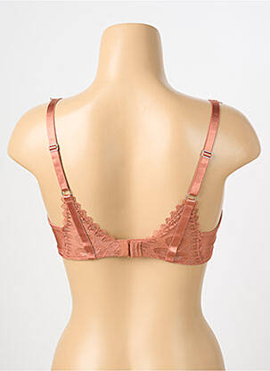 Soutien-gorge légère et transparente haut soutien-gorge emboitant marron SANS COMPLEXE femme