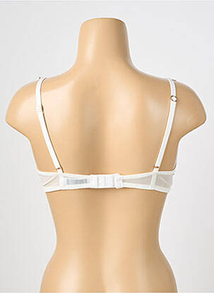 Soutien-gorge légère et transparente haut soutien-gorge emboitant blanc MORGAN femme