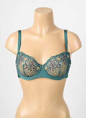 Soutien-gorge légère et transparente haut soutien-gorge emboitant vert SANS COMPLEXE femme