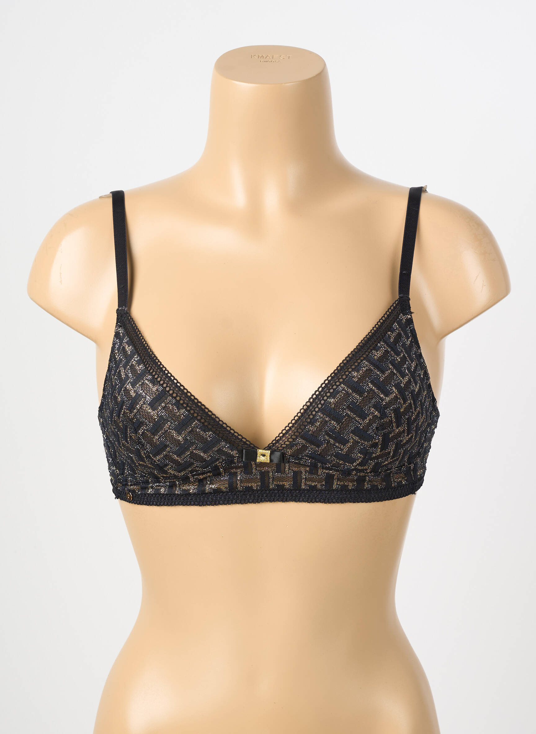 Soutien-gorge sans armature bralettes noir ESCORT femme