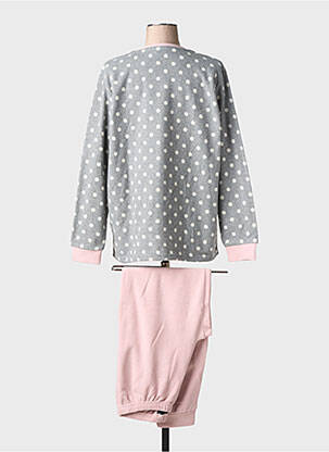 Pyjama coupe droite gris ADMAS femme