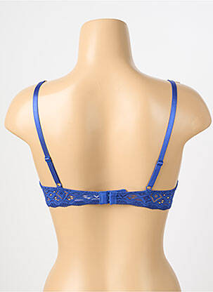 Soutien-gorge broderie haut soutien-gorge moulé bleu STEFFY femme