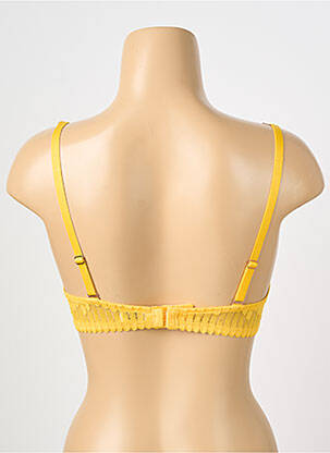 Soutien-gorge haut soutien-gorge push-up haut soutien-gorge push-up jaune ESCORT femme