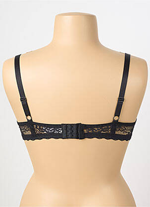 Soutien-gorge broderie haut soutien-gorge moulé noir SASSA femme
