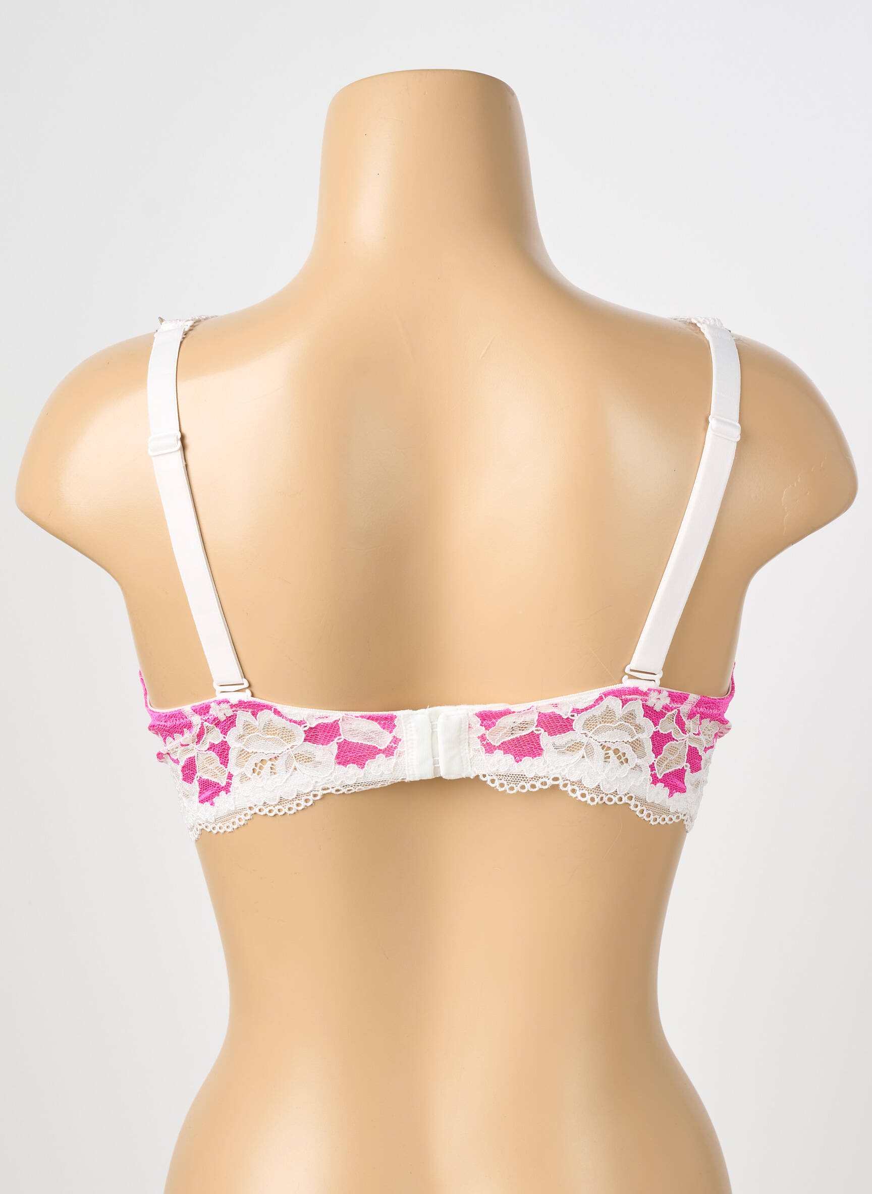 Soutien-gorge effet matière satinée haut soutien-gorge push-up rose ESCORT femme