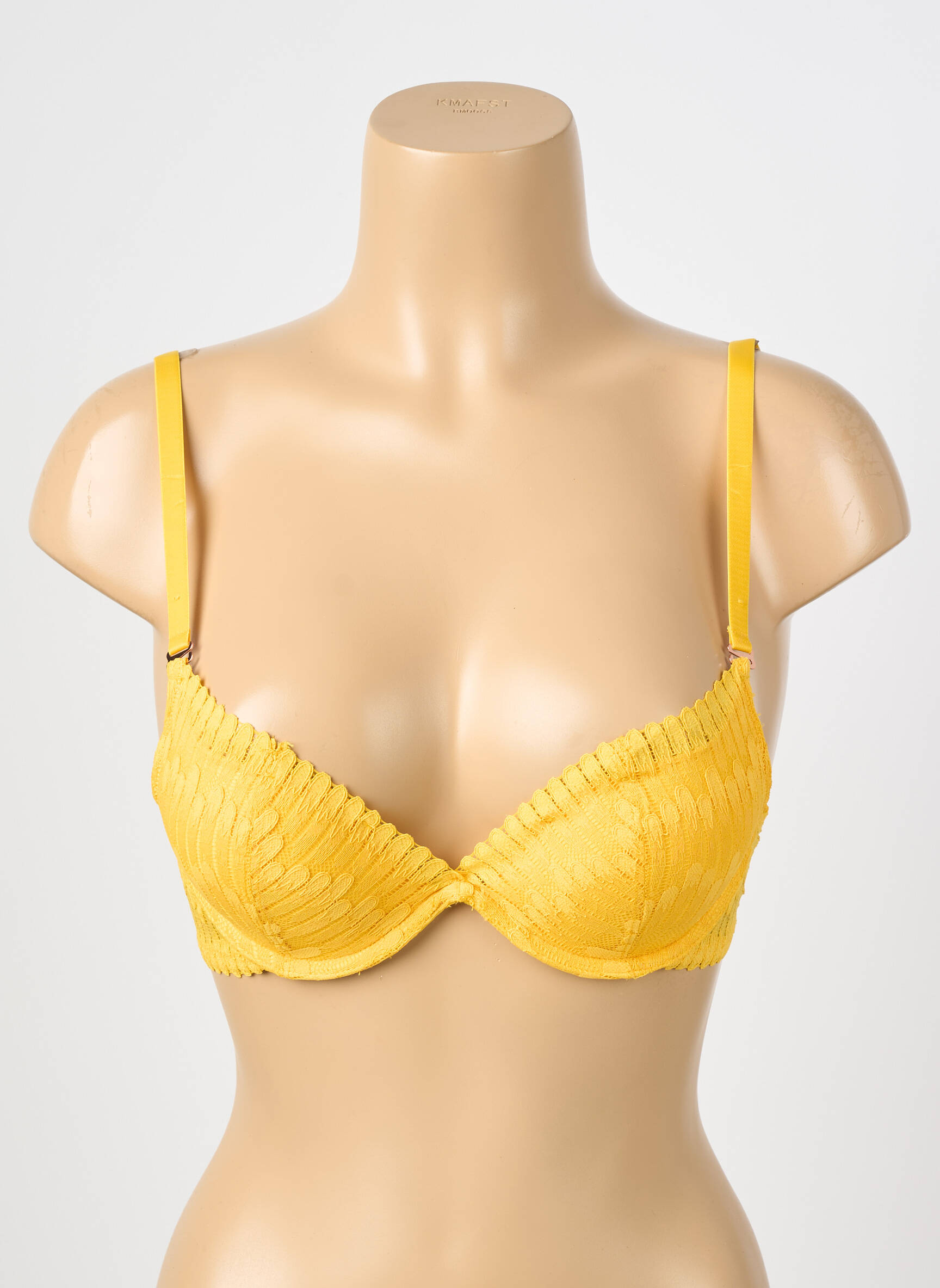Soutien-gorge haut soutien-gorge push-up haut soutien-gorge push-up jaune ESCORT femme