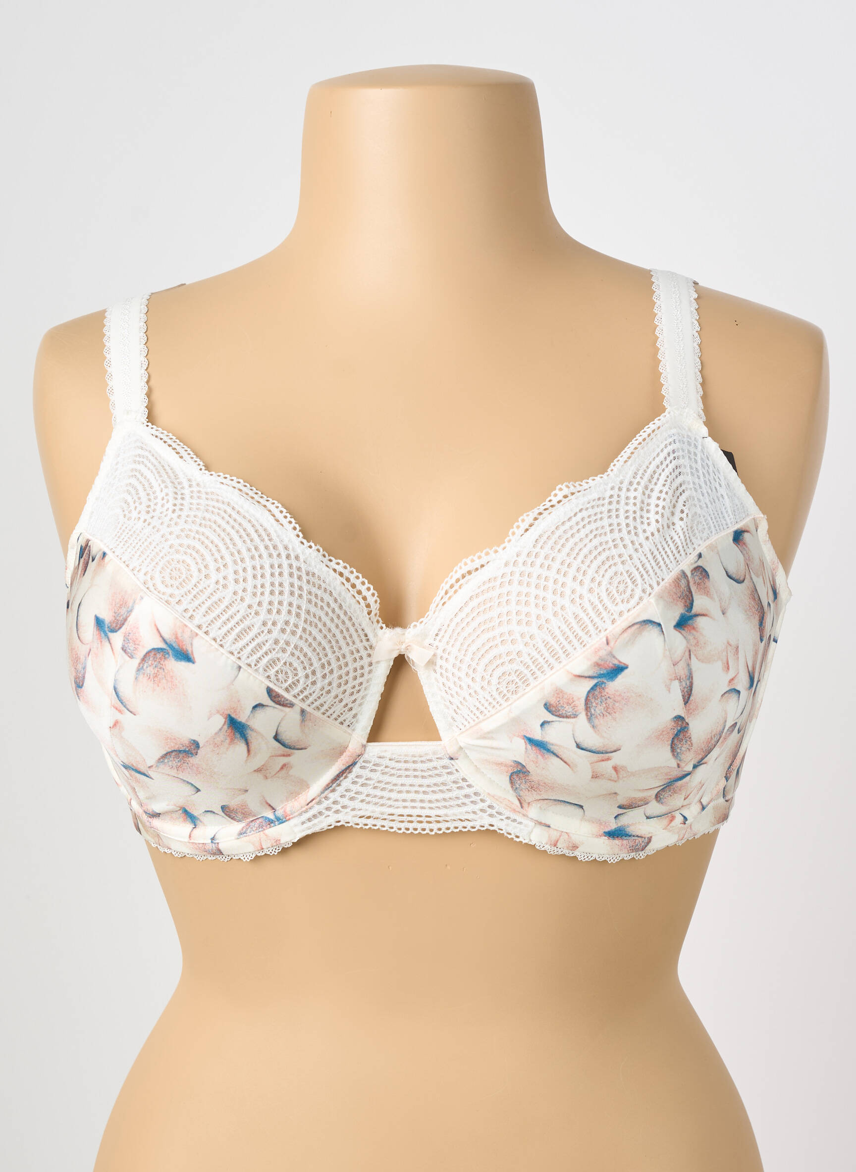 Soutien-gorge effet matière satinée haut soutien-gorge emboitant beige SANS COMPLEXE femme