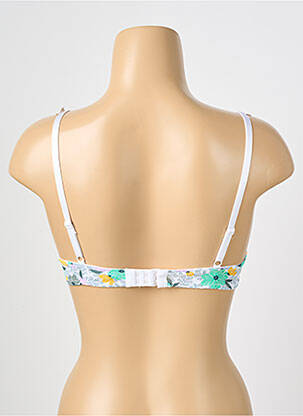 Soutien-gorge effet matière satinée haut soutien-gorge moulé blanc STEFFY femme