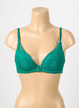 Soutien-gorge légère et transparente haut soutien-gorge moulé vert STEFFY femme