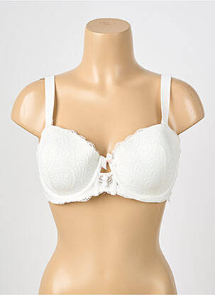 Soutien-gorge effet matière satinée haut soutien-gorge moulé beige ESCORT femme