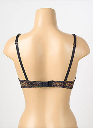 Soutien-gorge effet matière satinée haut soutien-gorge moulé marron VALEGE femme