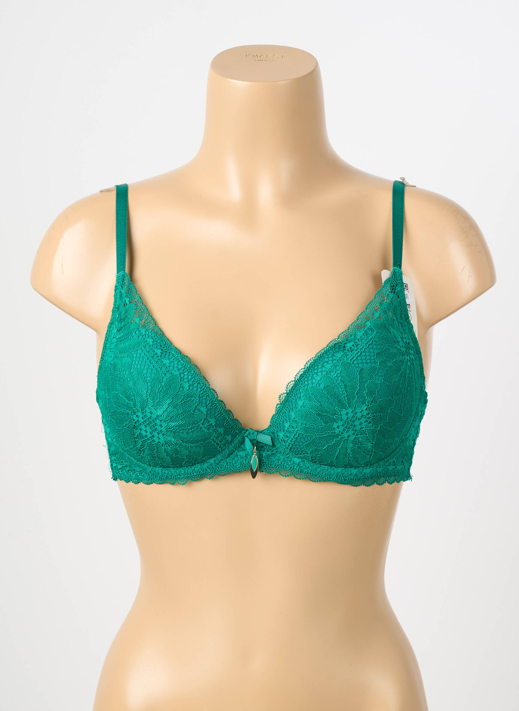 Soutien-gorge légère et transparente haut soutien-gorge moulé vert STEFFY femme