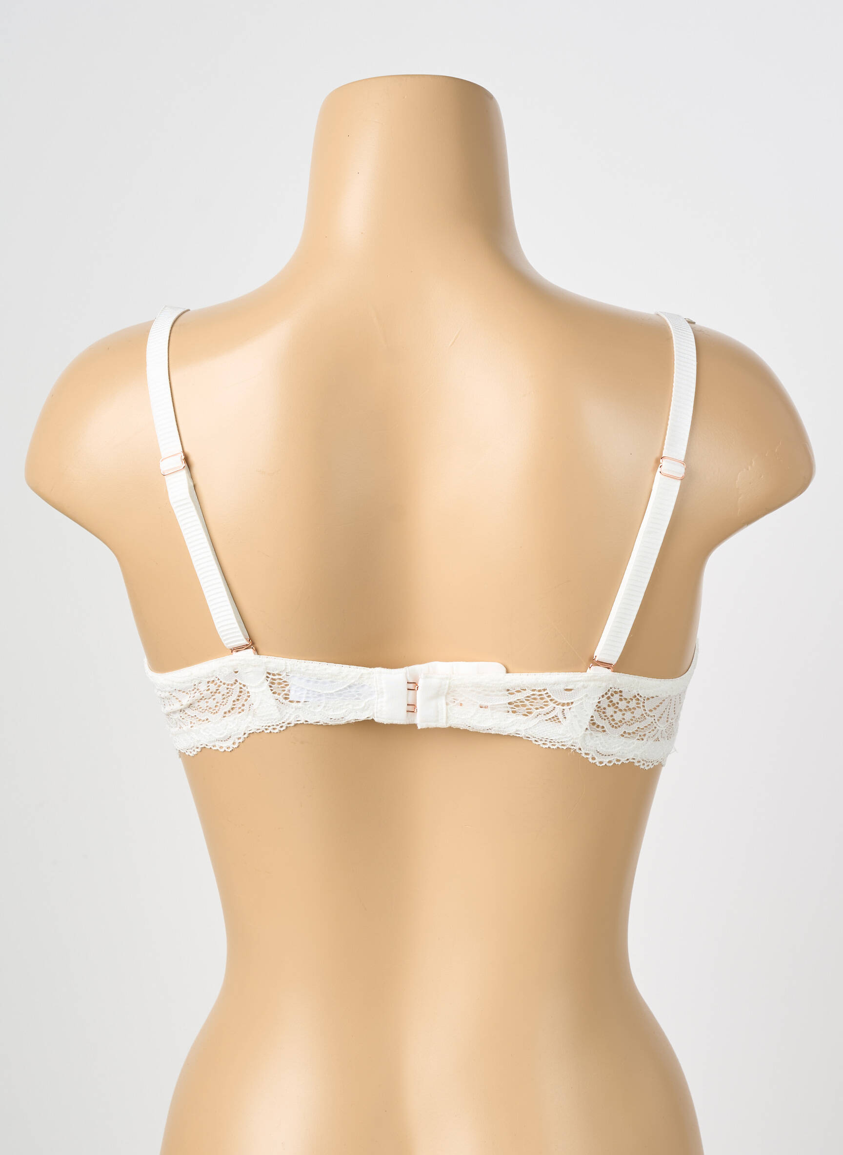 Soutien-gorge effet matière satinée haut soutien-gorge moulé beige ESCORT femme