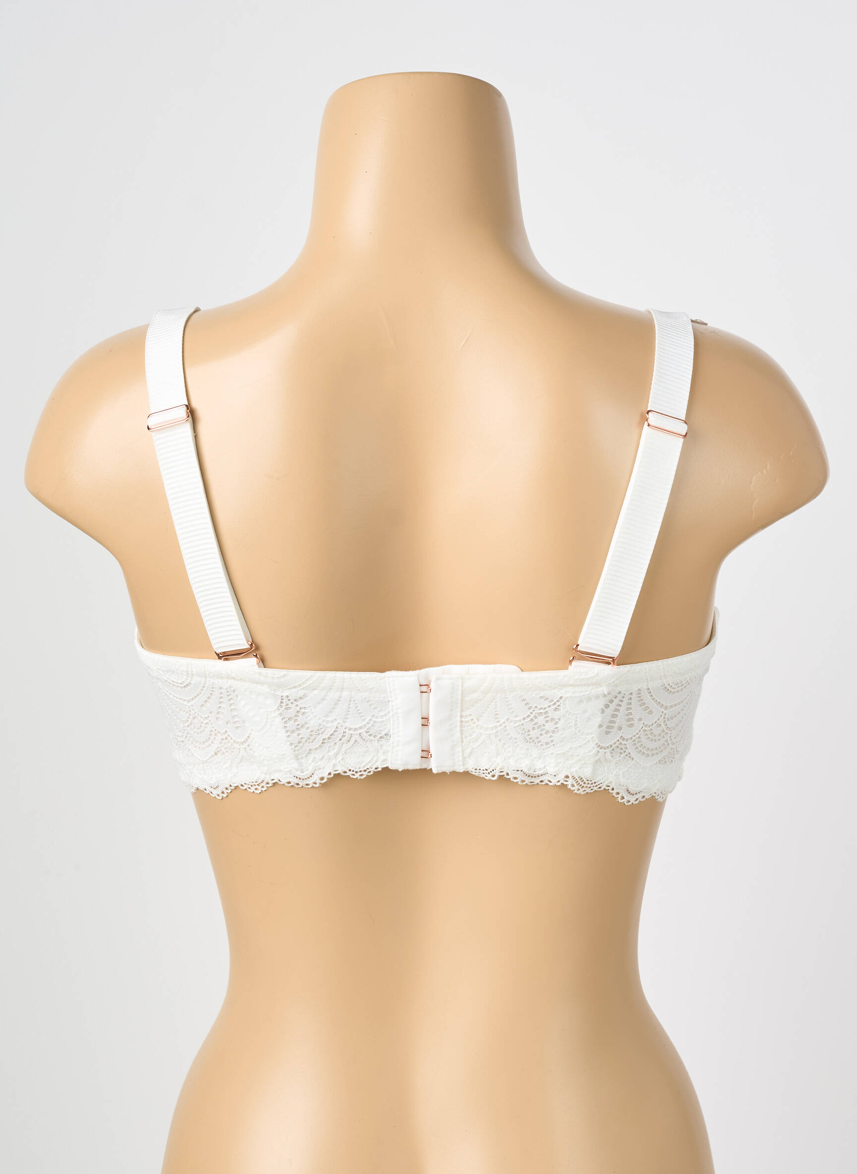 Soutien-gorge effet matière satinée haut soutien-gorge moulé beige ESCORT femme