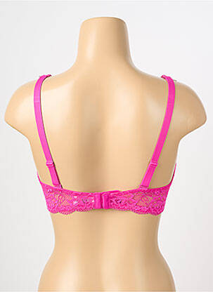 Soutien-gorge effet matière satinée haut soutien-gorge push-up rose ESCORT femme