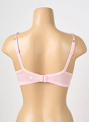 Soutien-gorge effet matière satinée haut soutien-gorge push-up rose VALEGE femme