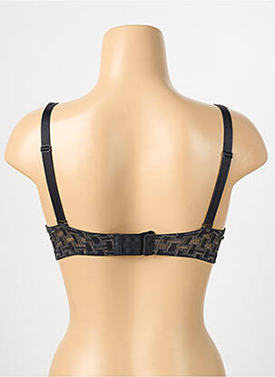 Soutien-gorge effet matière satinée haut soutien-gorge push-up noir ESCORT femme