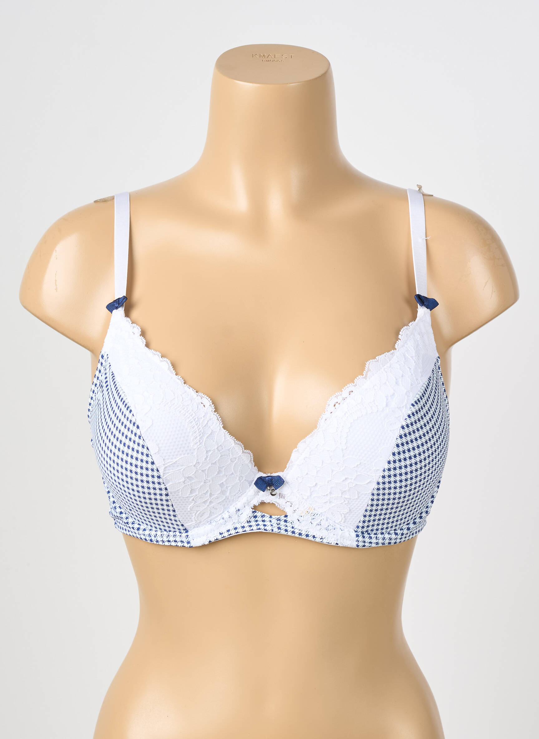 Soutien-gorge haut soutien-gorge push-up haut soutien-gorge push-up bleu ESCORT femme