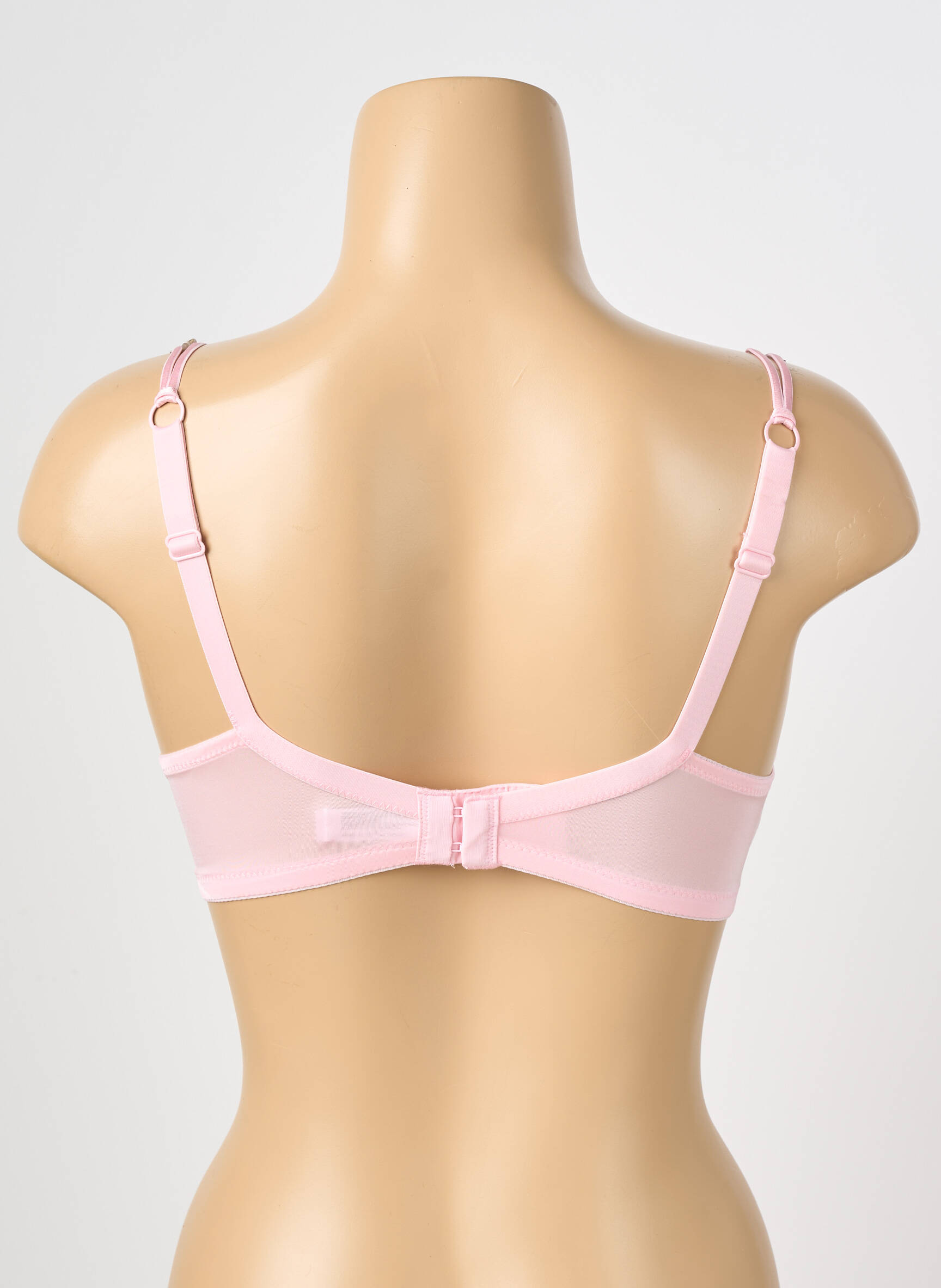 Soutien-gorge effet matière satinée haut soutien-gorge push-up rose VALEGE femme