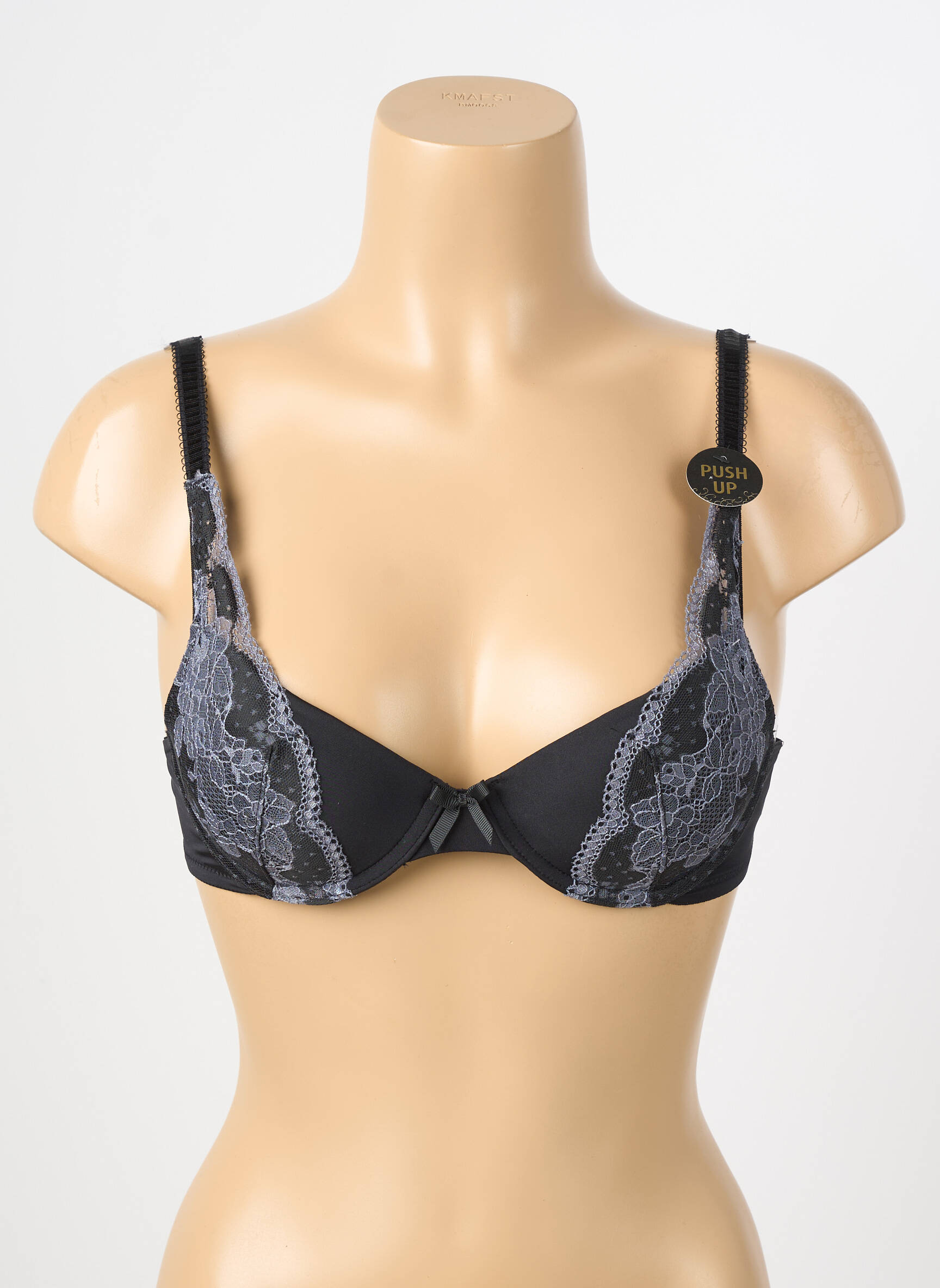 Soutien-gorge haut soutien-gorge push-up haut soutien-gorge push-up noir SASSA femme