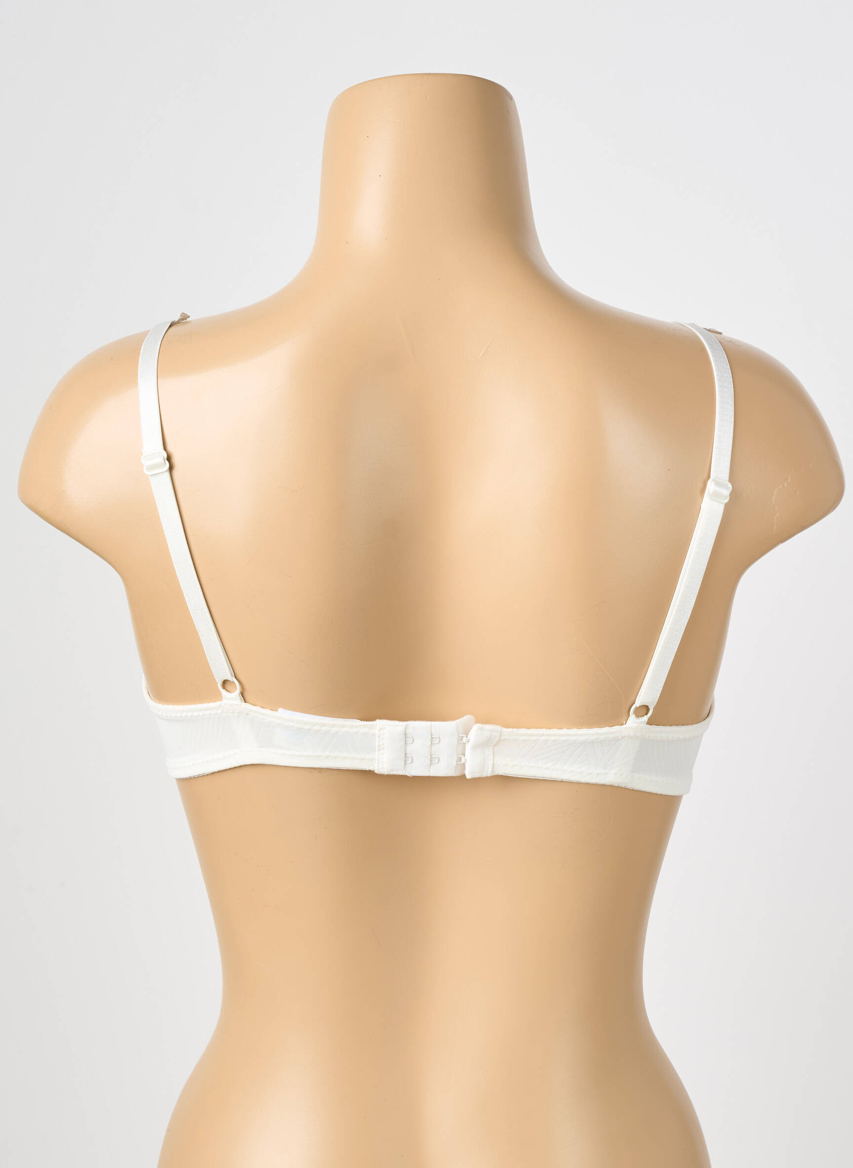Soutien-gorge broderie haut soutien-gorge moulé beige STEFFY femme