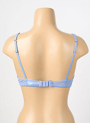 Soutien-gorge effet matière satinée haut soutien-gorge moulé bleu BRIGITTE BARDOT femme