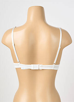 Soutien-gorge effet matière satinée haut soutien-gorge moulé beige STEFFY femme