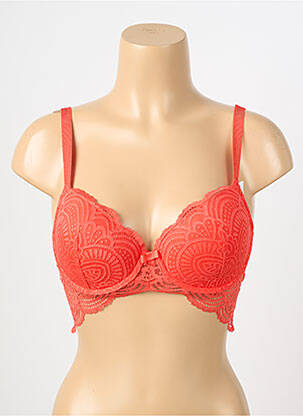 Soutien-gorge légère et transparente haut soutien-gorge moulé orange VALEGE femme