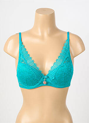 Soutien-gorge haut soutien-gorge push-up haut soutien-gorge push-up vert STEFFY femme