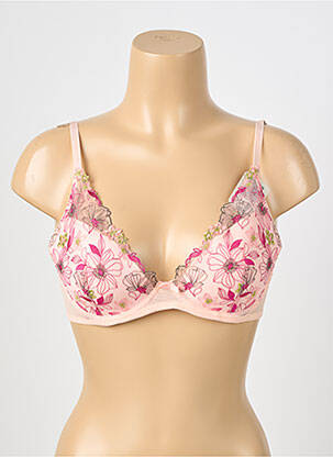 Soutien-gorge légère et transparente haut soutien-gorge moulé rose STEFFY femme