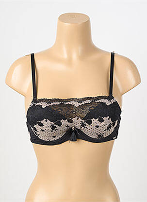 Soutien-gorge sans armature haut soutien-gorge moulé noir STEFFY femme