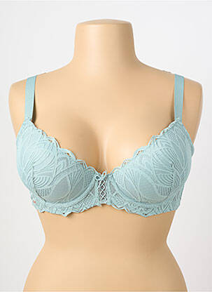Soutien-gorge légère et transparente haut soutien-gorge moulé vert VALEGE femme
