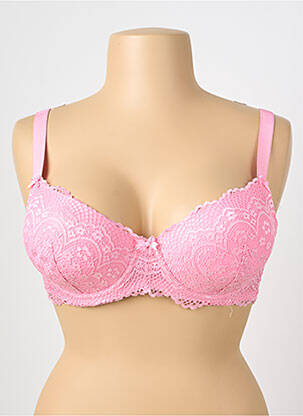 Soutien-gorge légère et transparente haut soutien-gorge moulé rose VALEGE femme