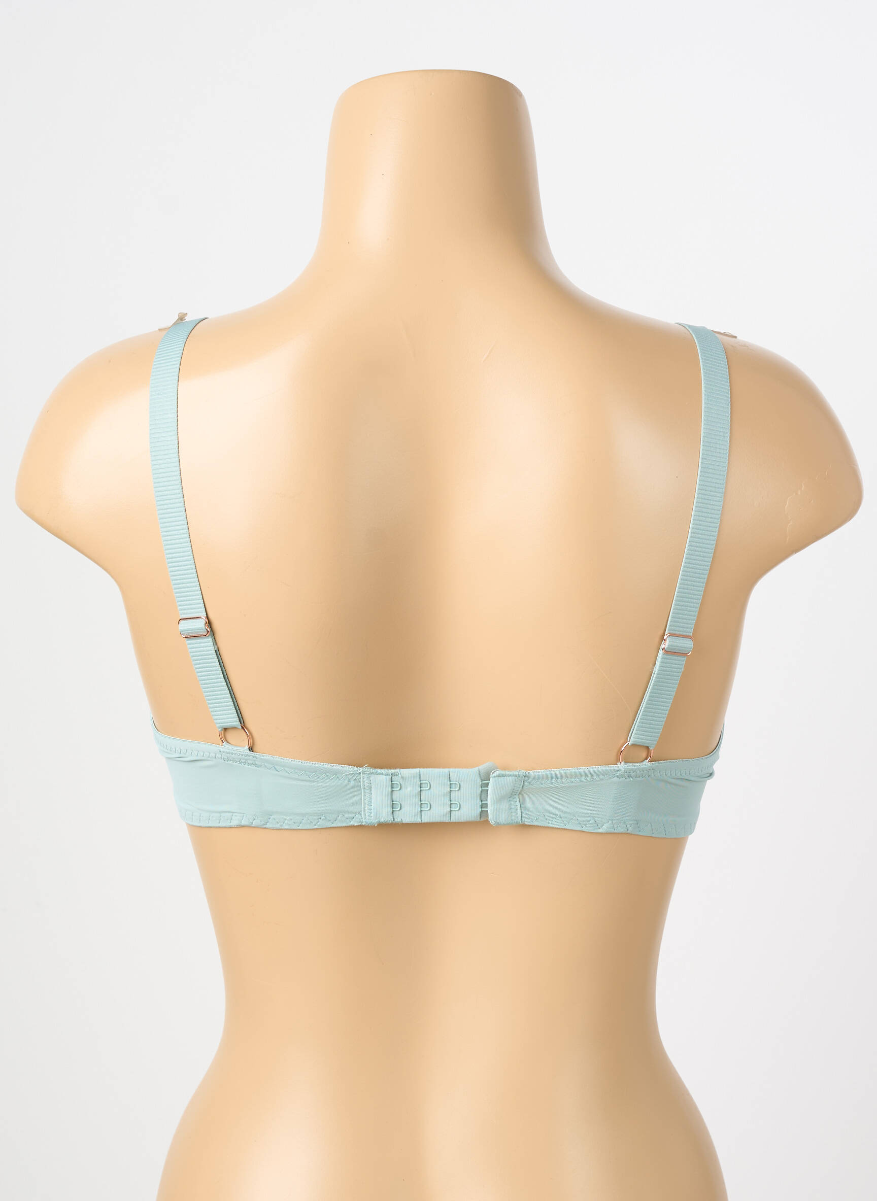 Soutien-gorge effet matière satinée haut soutien-gorge moulé vert VALEGE femme
