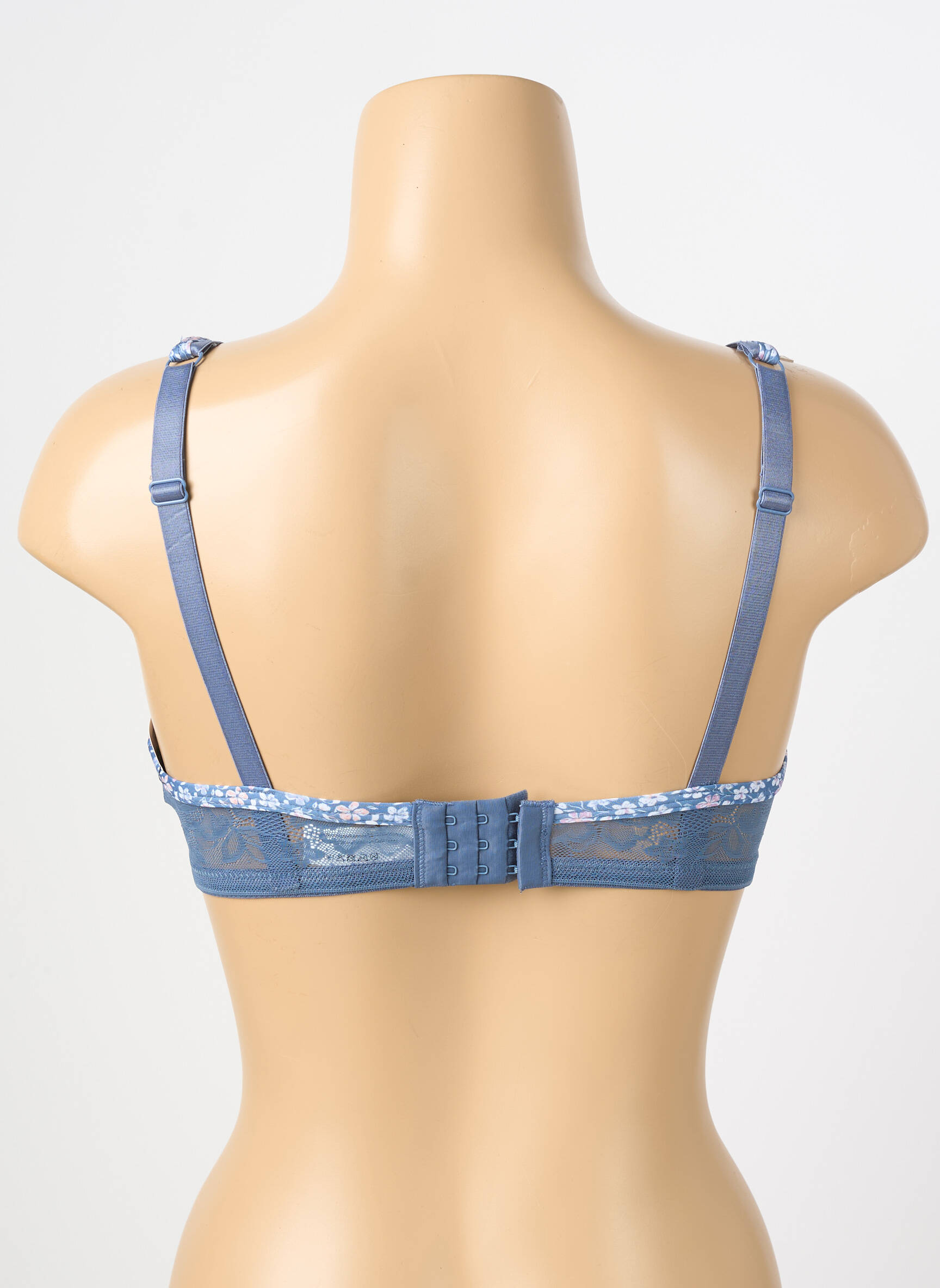 Soutien-gorge légère et transparente haut soutien-gorge moulé bleu SASSA femme