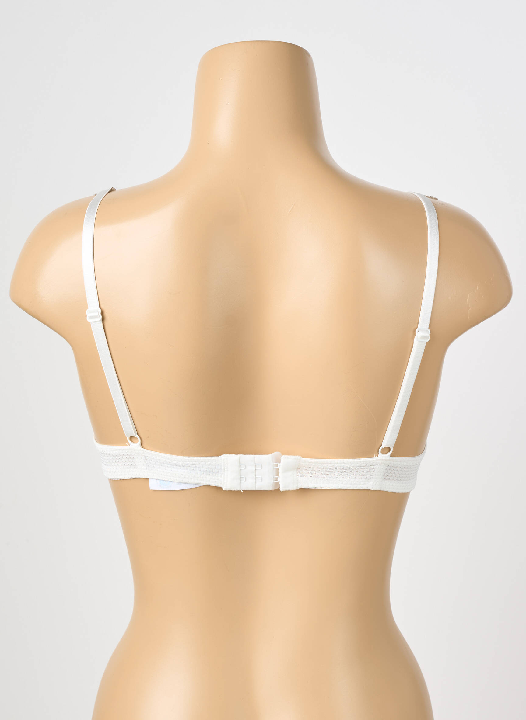 Soutien-gorge effet matière satinée haut soutien-gorge moulé beige STEFFY femme