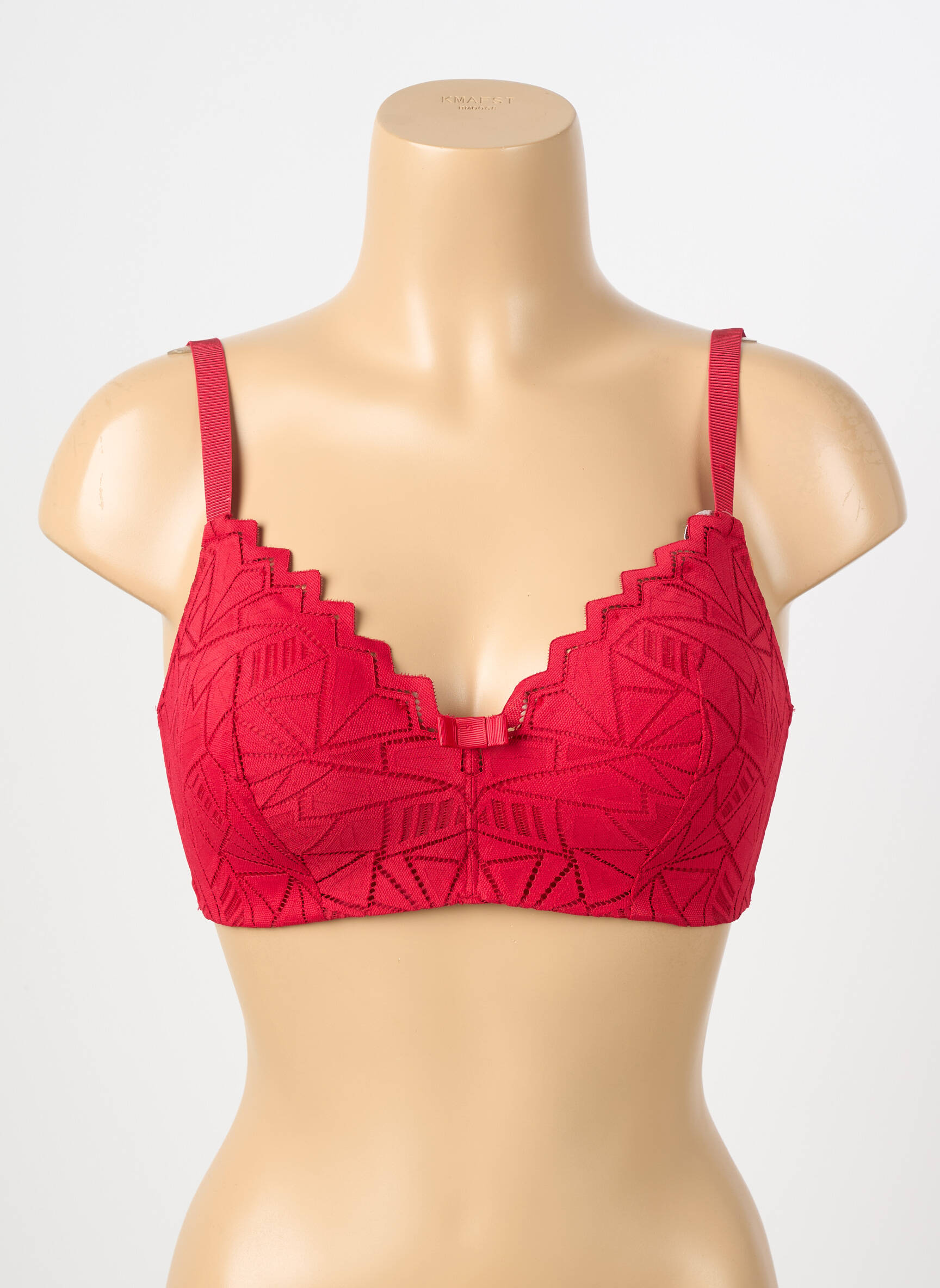Soutien-gorge sans armature haut soutien-gorge moulé rouge ESCORT femme
