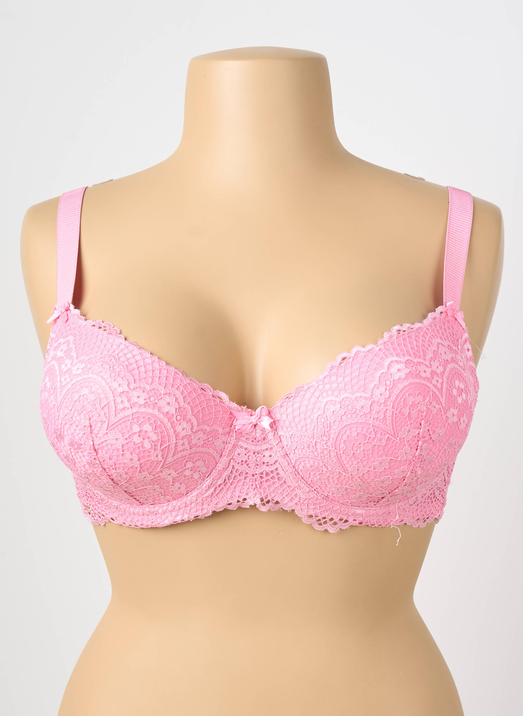 Soutien-gorge légère et transparente haut soutien-gorge moulé rose VALEGE femme
