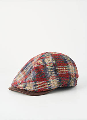 Chapeau doublure textile rouge AUREGA homme