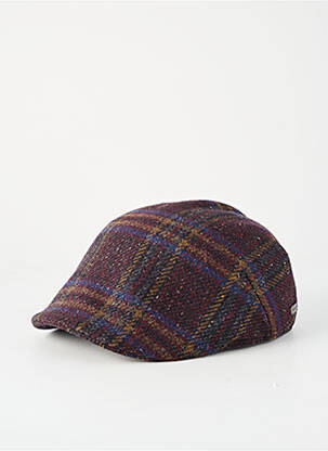 Chapeau doublure textile rouge AUREGA homme